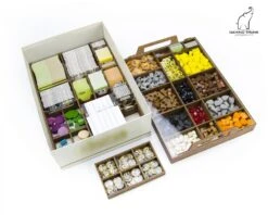 Gaming Trunk - Cave Organizer For Caverna (Walnut)