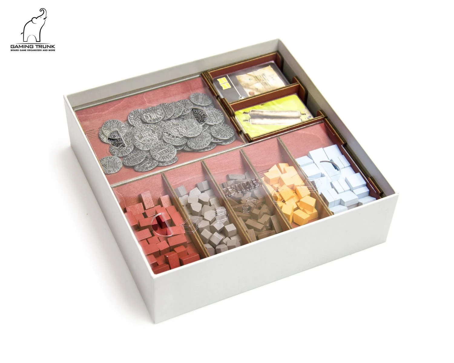 Gaming Trunk - Architects Organizer For Architects Of The West Kingdom (Natural Unstained) 2 Gaming Trunk - Architects Organizer For Architects Of The West Kingdom (Natural Unstained) - Image 2