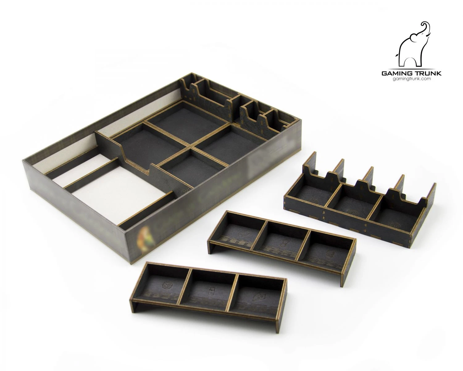 Gaming Trunk - Caledonia Organizer For Clans Of Caledonia Board Game (Black) (For First Edition Of The Game) 6 Gaming Trunk - Caledonia Organizer For Clans Of Caledonia Board Game (Black) (For First Edition Of The Game) - Image 6