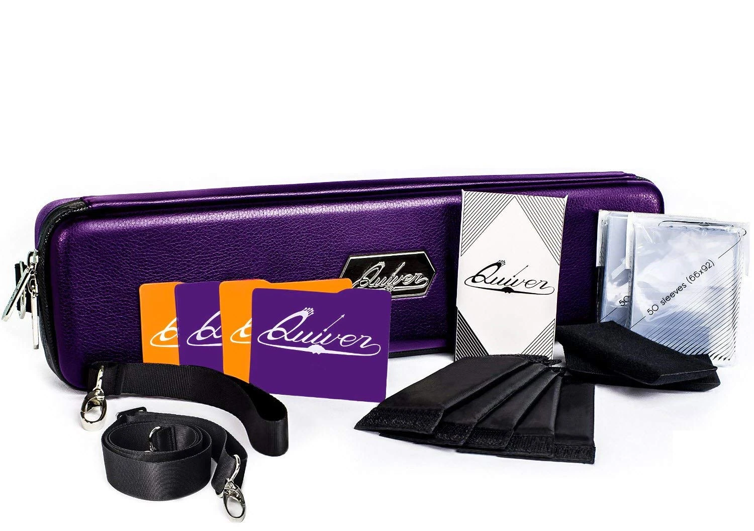 Quiver Time - Portable Game Card Carrying Case (Violet) 1 Quiver Time - Portable Game Card Carrying Case (Violet)