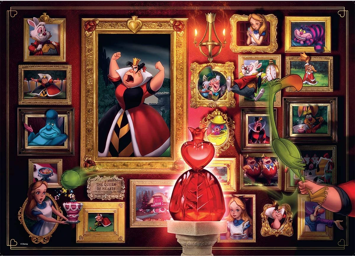Puzzle - Ravensburger - Disney Villainous: Queen Of Hearts (1000 Pieces) 2 Puzzle - Ravensburger - Disney Villainous: Queen Of Hearts (1000 Pieces) - Image 2