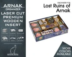 Gaming Trunk - Arnak Organizer For Lost Ruins Of Arnak (Natural Unstained)