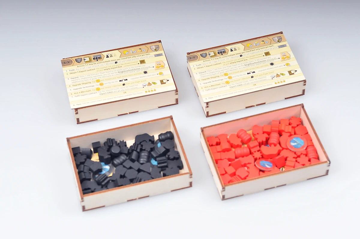 Meeple Realty - Caledonia Settlement (Compatible With Clans Of Caledonia) (Includes Plexiglass Overlay) (For First Edition Of The Game) 2 Meeple Realty - Caledonia Settlement (Compatible With Clans Of Caledonia) (Includes Plexiglass Overlay) (For First Edition Of The Game) - Image 2