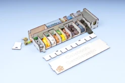 Meeple Realty - Caledonia Settlement (Compatible With Clans Of Caledonia) (Includes Plexiglass Overlay) (For First Edition Of The Game)