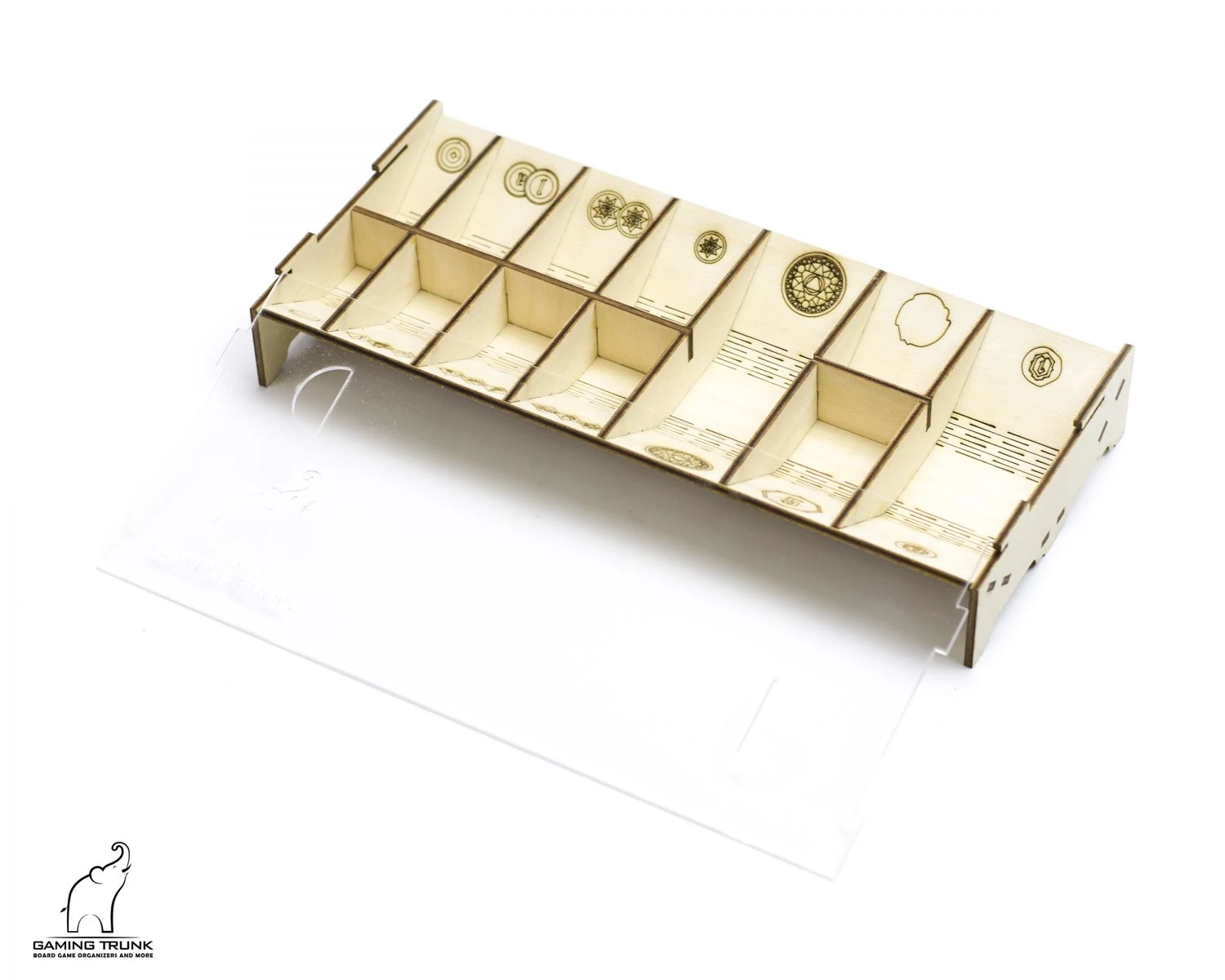 Gaming Trunk - Gloom Tavern Organizer For Gloomhaven With Forgotten Circles (Natural Unstained) 6 Gaming Trunk - Gloom Tavern Organizer For Gloomhaven With Forgotten Circles (Natural Unstained) - Image 6