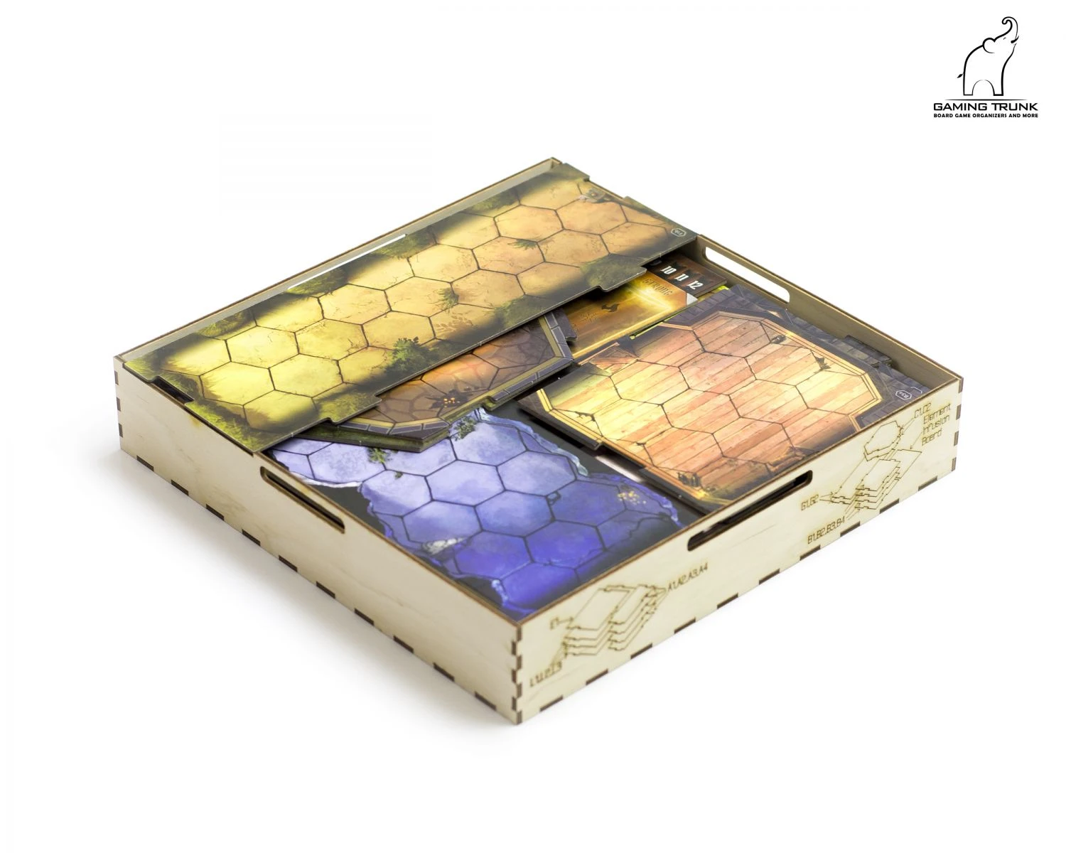 Gaming Trunk - Gloom Tavern Organizer For Gloomhaven With Forgotten Circles (Natural Unstained) 9 Gaming Trunk - Gloom Tavern Organizer For Gloomhaven With Forgotten Circles (Natural Unstained) - Image 9