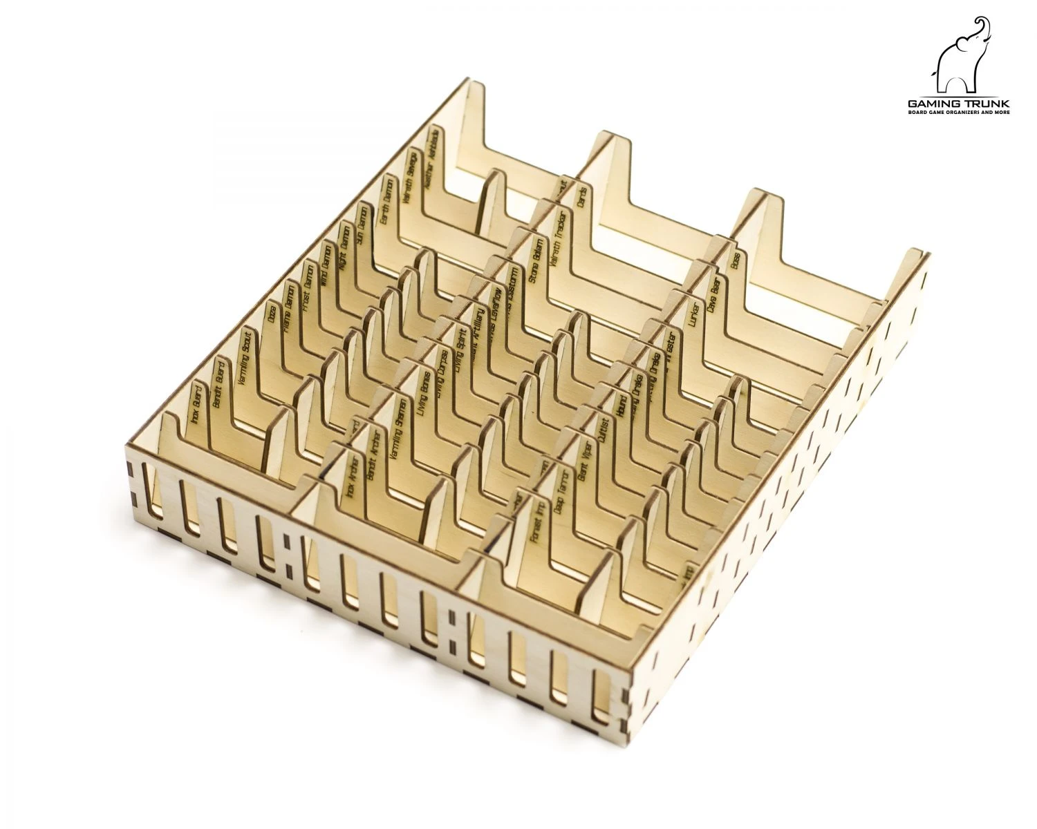Gaming Trunk - Gloom Tavern Organizer For Gloomhaven With Forgotten Circles (Natural Unstained) 4 Gaming Trunk - Gloom Tavern Organizer For Gloomhaven With Forgotten Circles (Natural Unstained) - Image 4