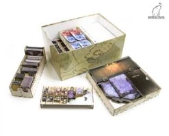 Gaming Trunk - Gloom Tavern Organizer For Gloomhaven With Forgotten Circles (Natural Unstained)