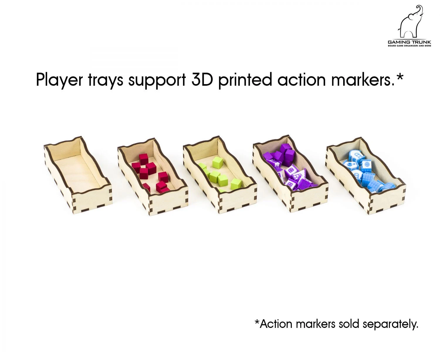 Gaming Trunk - Wings Organizer Compatible With Wingspan (Natural Unstained) 4 Gaming Trunk - Wings Organizer Compatible With Wingspan (Natural Unstained) - Image 4