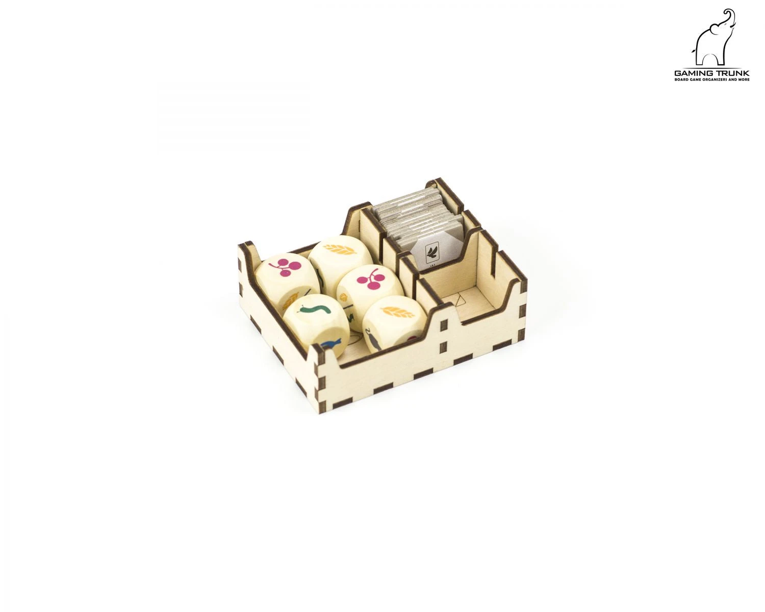 Gaming Trunk - Wings Organizer Compatible With Wingspan (Natural Unstained) 7 Gaming Trunk - Wings Organizer Compatible With Wingspan (Natural Unstained) - Image 7