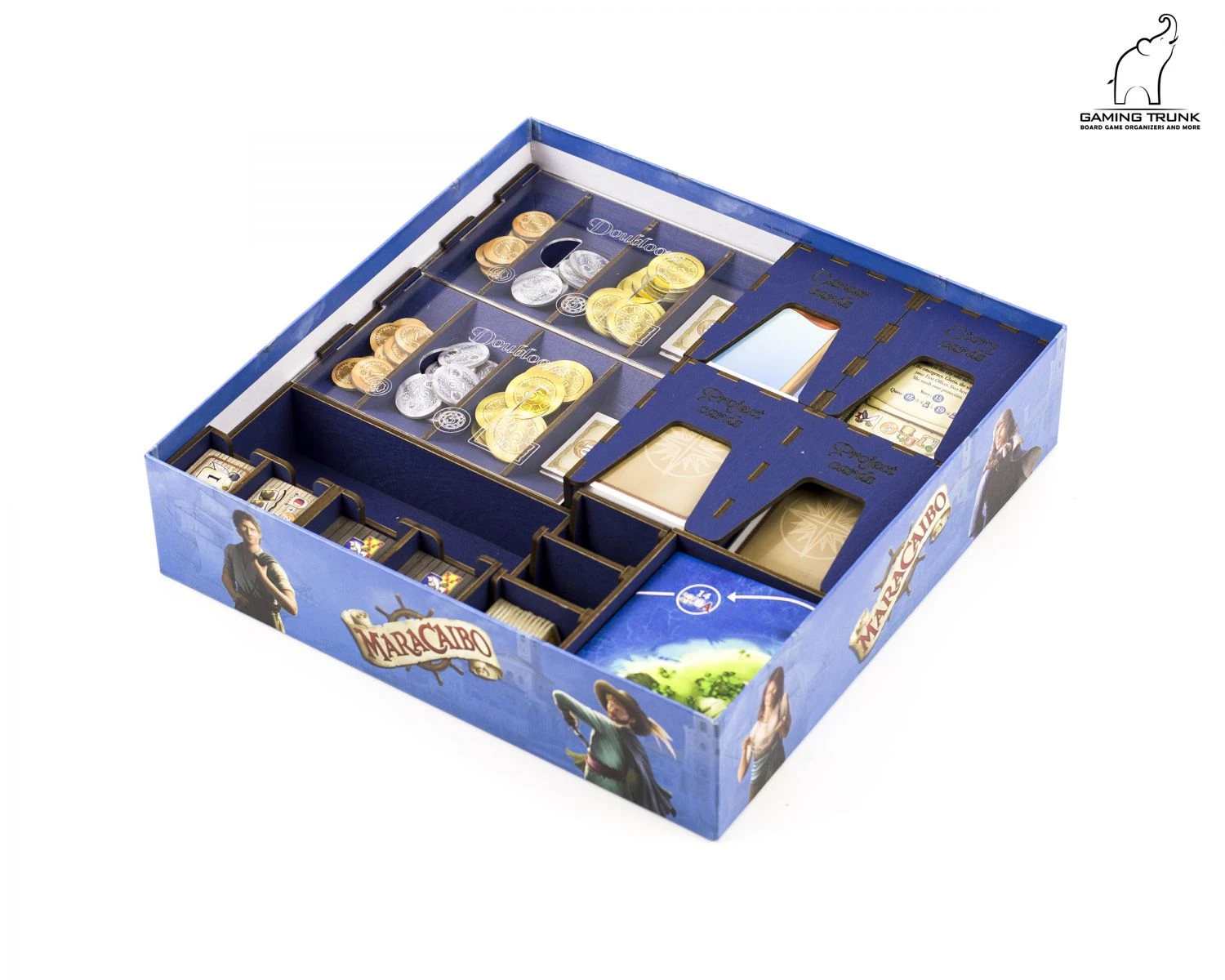 Gaming Trunk - Caribbean Organizer For Maracaibo (Natural Unstained) 2 Gaming Trunk - Caribbean Organizer For Maracaibo (Natural Unstained) - Image 2