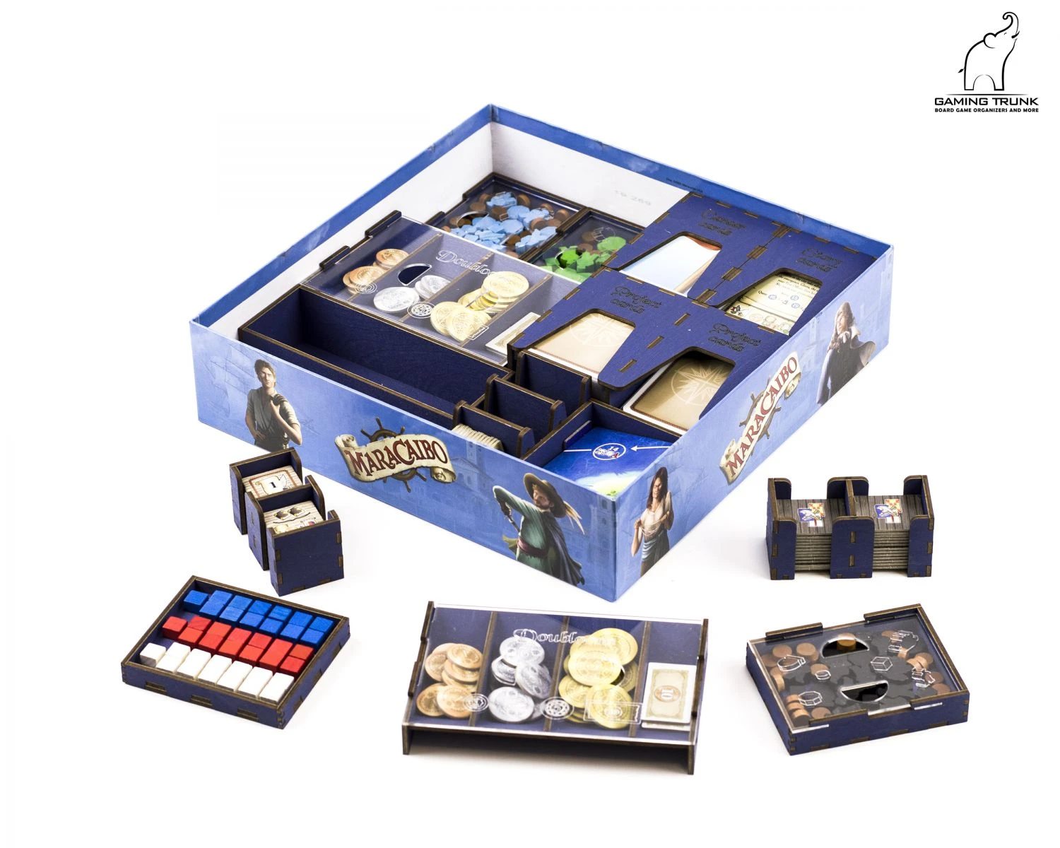 Gaming Trunk - Caribbean Organizer For Maracaibo (Natural Unstained) 1 Gaming Trunk - Caribbean Organizer For Maracaibo (Natural Unstained)