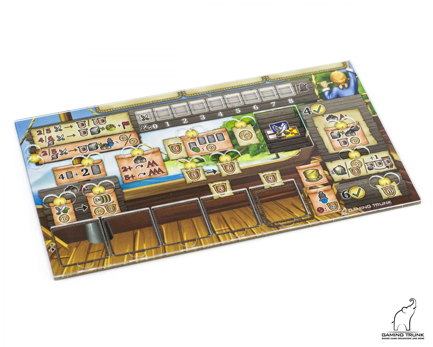 Gaming Trunk - Acrylic Overlays For The Maracaibo Player Board 2 Gaming Trunk - Acrylic Overlays For The Maracaibo Player Board - Image 2