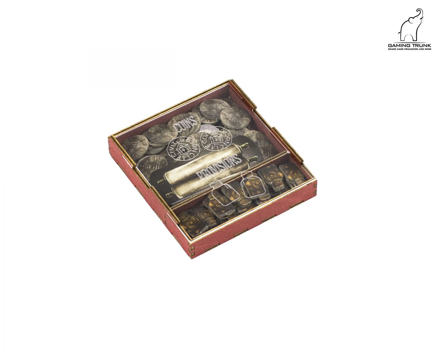 Gaming Trunk - Paladins Organizer For Paladins Of The West Kingdom (Red) 3 Gaming Trunk - Paladins Organizer For Paladins Of The West Kingdom (Red) - Image 3