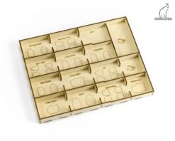 Gaming Trunk - Lion Jaws Organizer Compatible With Gloomhaven: Jaws Of The Lion (Natural Unstained) -Board Game Store DSC 3132copy 1500x1200 1