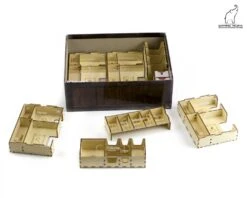 Gaming Trunk - Lion Jaws Organizer Compatible With Gloomhaven: Jaws Of The Lion (Natural Unstained) -Board Game Store DSC 3155copy 1500x1200 1