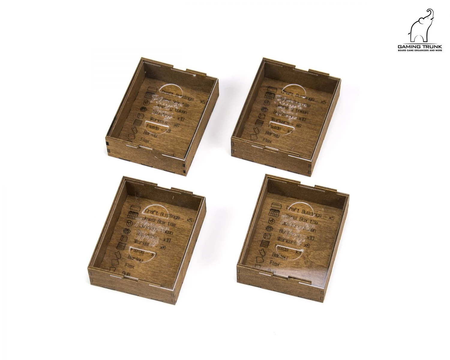 Gaming Trunk - Holledau Organizer For Hallertau (Natural Unstained) 10 Gaming Trunk - Holledau Organizer For Hallertau (Natural Unstained) - Image 10