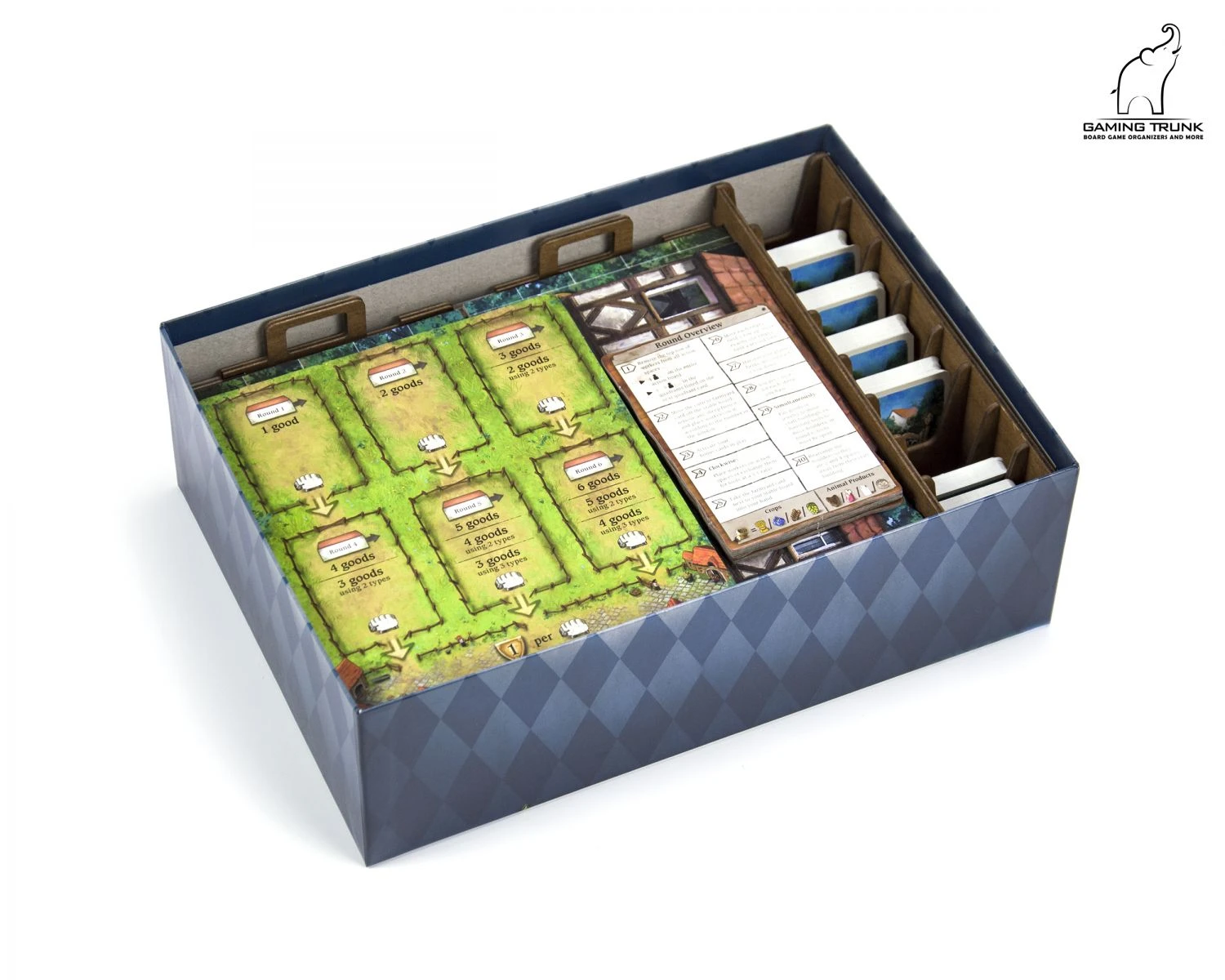 Gaming Trunk - Holledau Organizer For Hallertau (Natural Unstained) 16 Gaming Trunk - Holledau Organizer For Hallertau (Natural Unstained) - Image 16