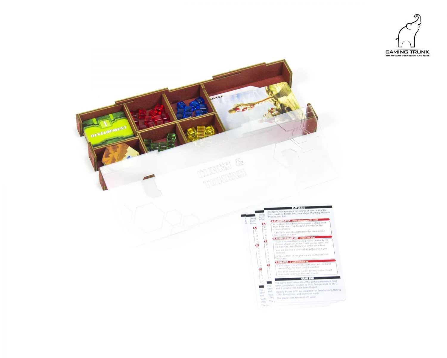 Gaming Trunk - Ares Organizer For Terraforming Mars: Ares Expedition (Red) 11 Gaming Trunk - Ares Organizer For Terraforming Mars: Ares Expedition (Red) - Image 11