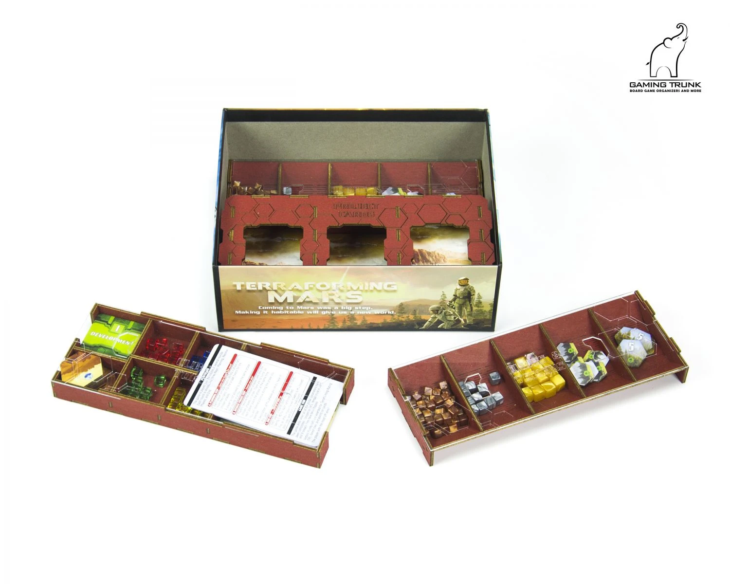 Gaming Trunk - Ares Organizer For Terraforming Mars: Ares Expedition (Red) 2 Gaming Trunk - Ares Organizer For Terraforming Mars: Ares Expedition (Red) - Image 2