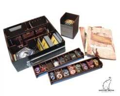 Gaming Trunk - Horror House Organizer For Betrayal At House On The Hill (Black)