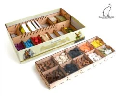 Gaming Trunk - New Farm Organizer For Agricola Revised Edition (Walnut)