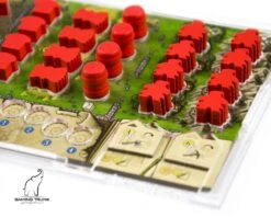 Gaming Trunk - Acrylic Overlay With A Backboard For Clans Of Caledonia Player Board. A Set Of Four (for First Edition Of The Game) -Board Game Store DSC 9166 1500x1200 1