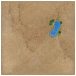 Tanks: Desert Game Mat 36" X 36"