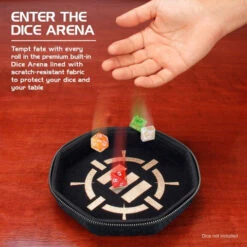 Enhance - Dice Tray & Case Collector's Edition (Black) 14 Enhance - Dice Tray & Case Collector's Edition (Black) -Board Game Store ENTTCED200BKEW DiceInMotion 480x480 1