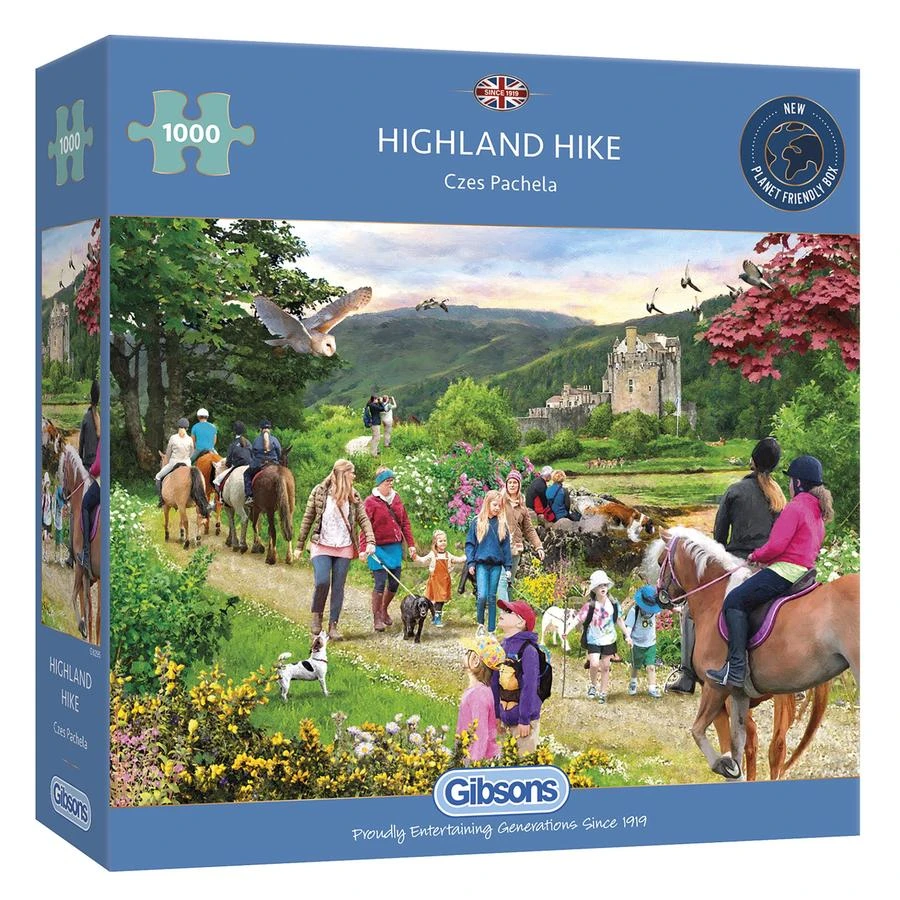 Puzzle - Gibsons - Highland Hike (1000 Pieces) 1 Puzzle - Gibsons - Highland Hike (1000 Pieces)