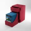 Gamegenic: Watchtower XL Convertible Deck Box Exclusive Edition - Red (100ct)