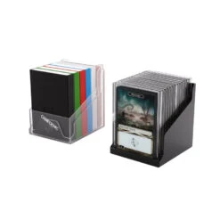 Gamegenic: Bastion XL Deck Box - Black / Clear (100ct) -Board Game Store GG Bastion 100XL BlackSolidClear 0007 Z