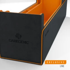 Gamegenic: Cards Lair Convertible Deck Box Exclusive Edition - Black / Orange (400ct) -Board Game Store GG CardsLair400 Exclusive 0003 2