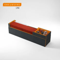 Gamegenic: Cards Lair Convertible Deck Box Exclusive Edition - Black / Orange (400ct) -Board Game Store GG CardsLair400 Exclusive 0005 2