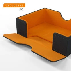 Gamegenic: Cards Lair Convertible Deck Box Exclusive Edition - Black / Orange (400ct) -Board Game Store GG CardsLair400 Exclusive 0014 1