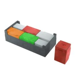 Gamegenic: Dungeon Convertible Deck Box - Midnight Gray (1100ct) -Board Game Store GG Dungeon Watchtower 0000 Z