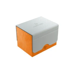 Gamegenic: Sidekick Convertible Deck Box - White (100ct) -Board Game Store GG Sidekick Orange WHITE 0000 Z