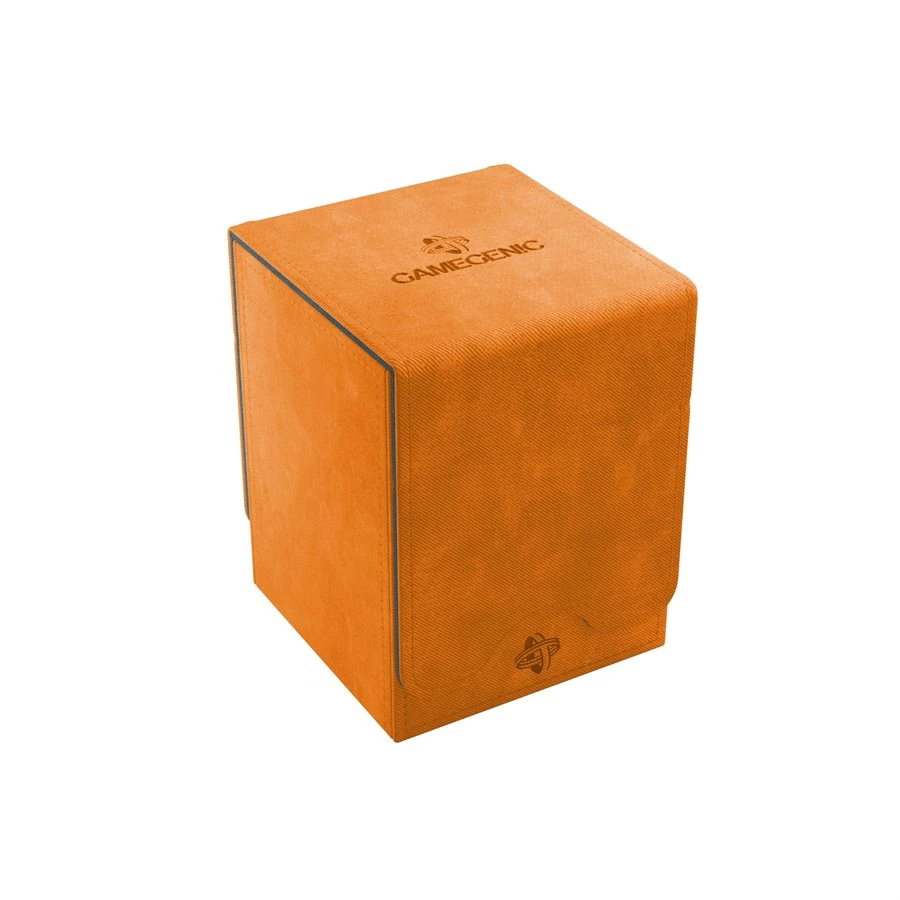 Gamegenic: Squire Convertible Deck Box - Orange (100ct) 2 Gamegenic: Squire Convertible Deck Box - Orange (100ct) - Image 2