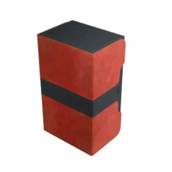 Gamegenic: Stronghold Convertible Deck Box - Red (200ct) -Board Game Store GG Stronghold Black Red 0000 Z