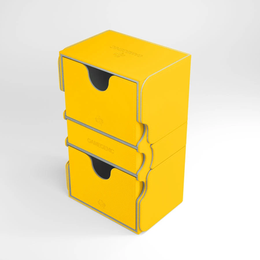 Gamegenic: Stronghold Convertible Deck Box - Yellow (200ct) 3 Gamegenic: Stronghold Convertible Deck Box - Yellow (200ct) - Image 3