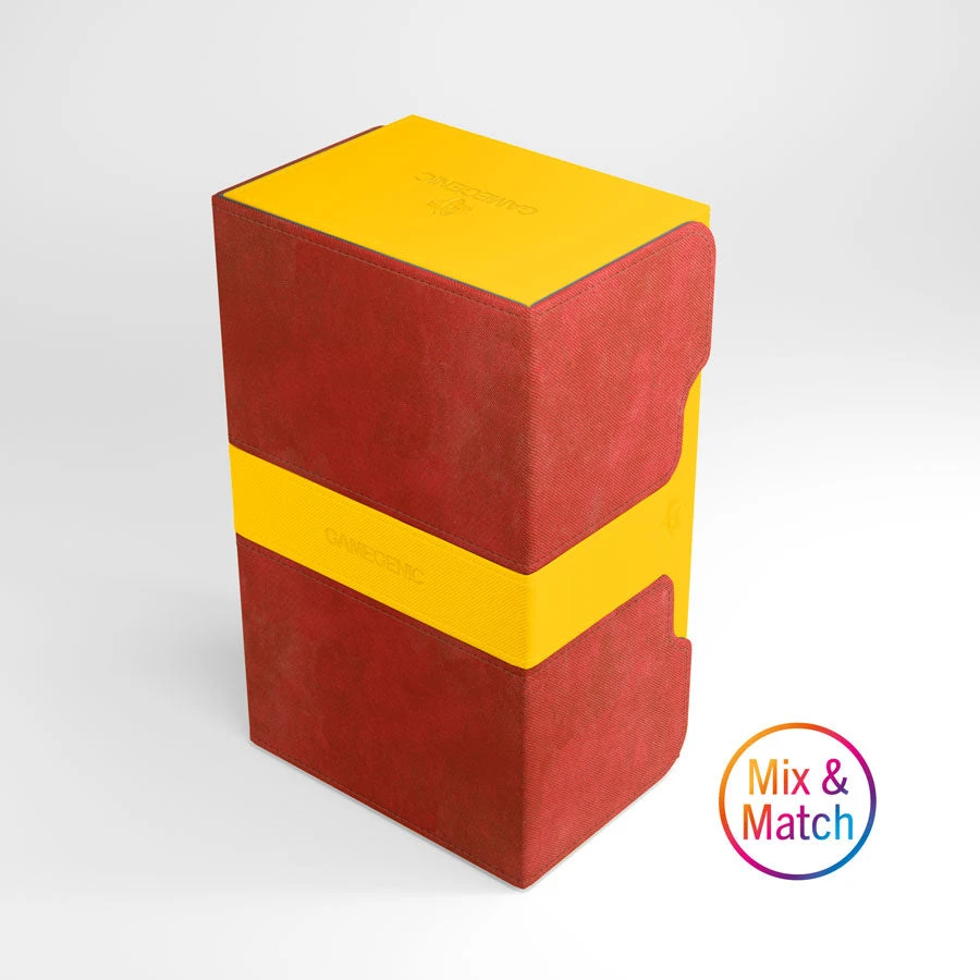 Gamegenic: Stronghold Convertible Deck Box - Yellow (200ct) 5 Gamegenic: Stronghold Convertible Deck Box - Yellow (200ct) - Image 5