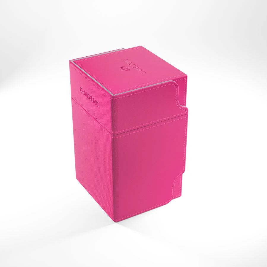 Gamegenic: Watchtower Convertible Deck Box - Pink (100ct) 2 Gamegenic: Watchtower Convertible Deck Box - Pink (100ct) - Image 2