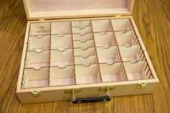 Broken Token - Unfinished Wooden Artist Case And Organizer Set (WAC002)
