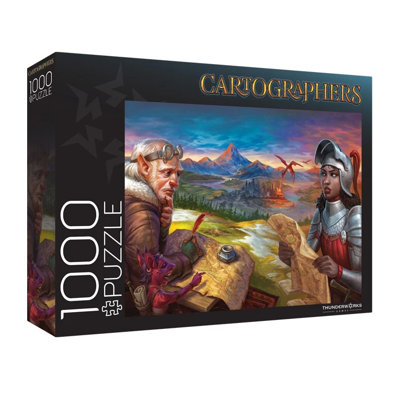Puzzle - Thunderworks Games - Cartographers Of Nalos Puzzle Series 1 (1000 Pieces) 2 Puzzle - Thunderworks Games - Cartographers Of Nalos Puzzle Series 1 (1000 Pieces) - Image 2