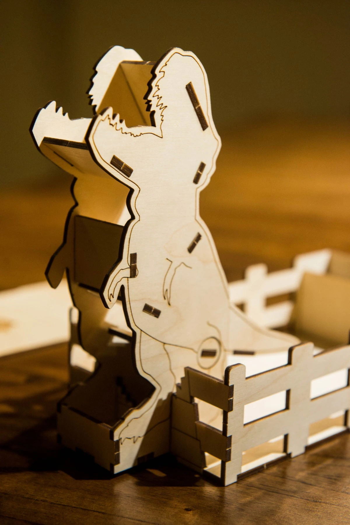 Meeple Realty - T-Rex Dice Tower 1 Meeple Realty - T-Rex Dice Tower