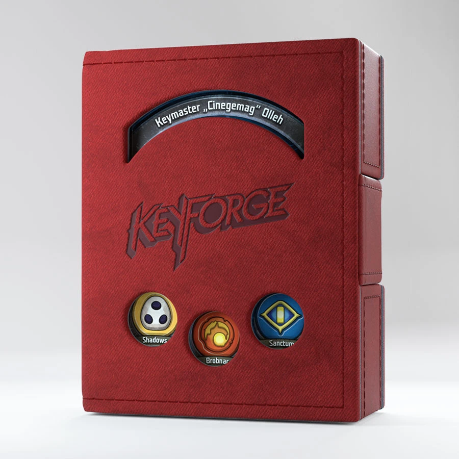 Gamegenic: Keyforge Deck Book - Red 1 Gamegenic: Keyforge Deck Book - Red