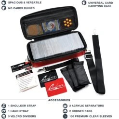 Quiver Time - Bolt Card Case (Red) -Board Game Store e2 2927fead e9ca 4a23 8417 901bd680ddc1