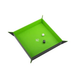 Gamegenic Magnetic Dice Tray: Square - Black / Green *PRE-ORDER* 6 Gamegenic Magnetic Dice Tray: Square - Black / Green *PRE-ORDER* -Board Game Store ggs60048ml 2