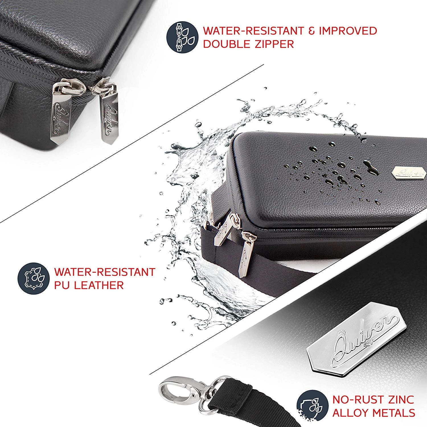 Quiver Time - Bolt Card Case (Black) 2 Quiver Time - Bolt Card Case (Black) - Image 2