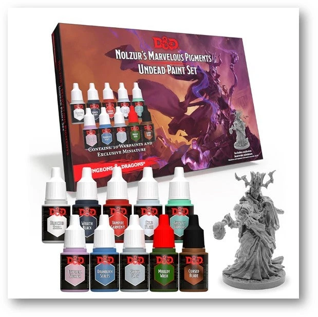 Wizkids Dungeons & Dragons: Nolzur's Marvelous Pigments Undead Paint Set 1 Wizkids Dungeons & Dragons: Nolzur's Marvelous Pigments Undead Paint Set